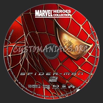 Marvel Heroes Collection: Spider-Man blu-ray label