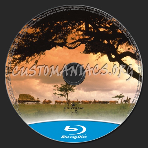 Out of Africa blu-ray label