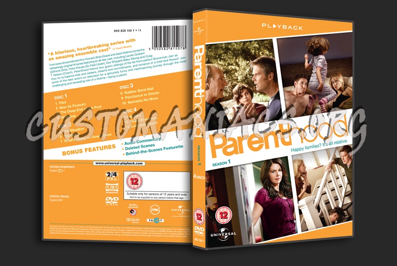 Parenthood Season 1 dvd cover