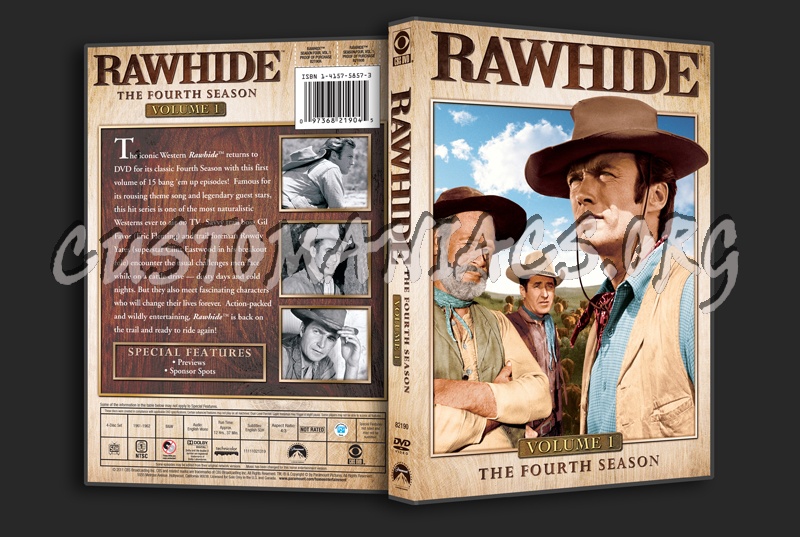 Rawhide Season 4 Volume 1 dvd cover