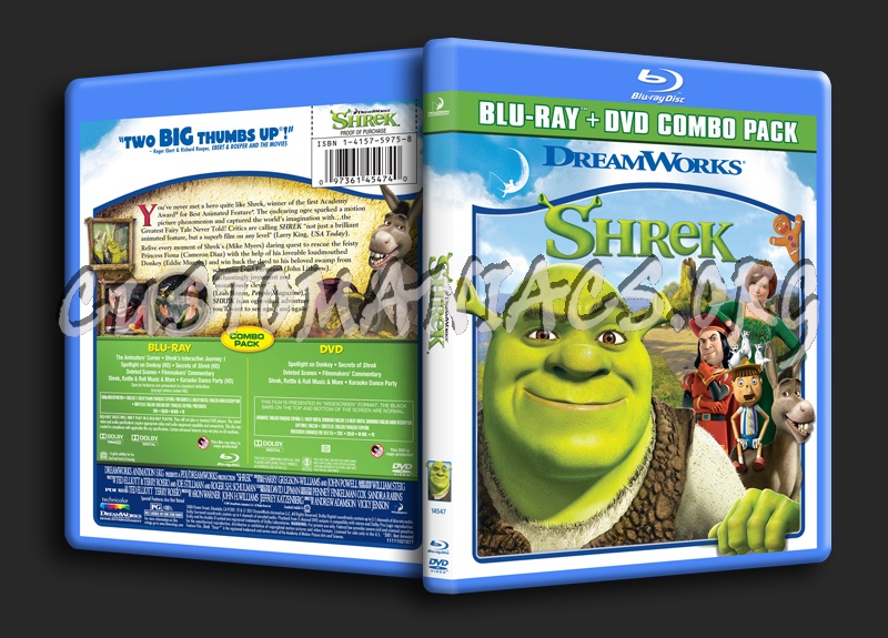 Shrek blu-ray cover