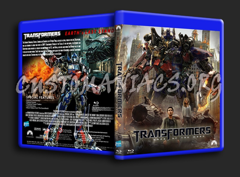Transformers 3 Dark of the Moon blu-ray cover