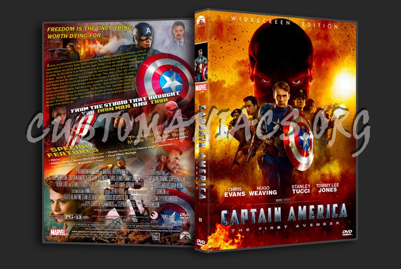 Captain America: The First Avenger dvd cover