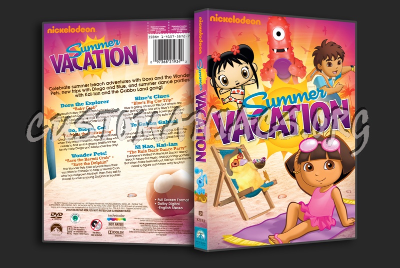 Summer Vacation dvd cover