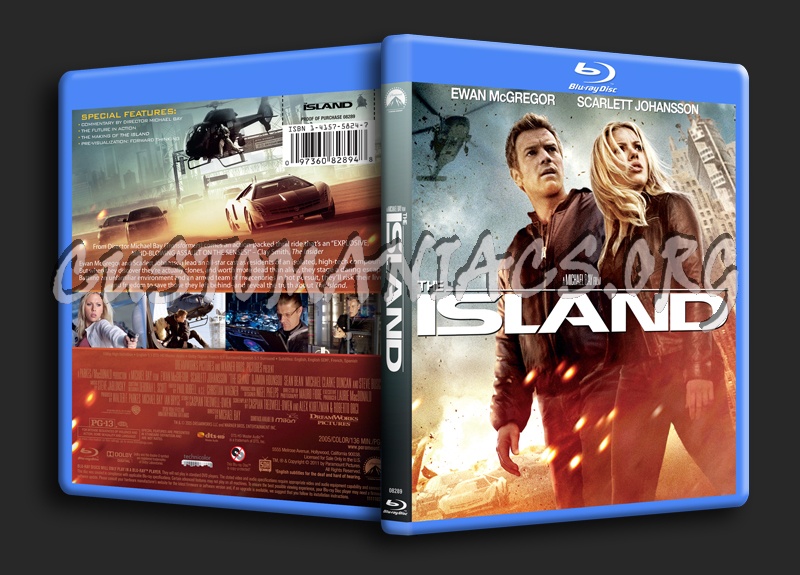 The Island blu-ray cover