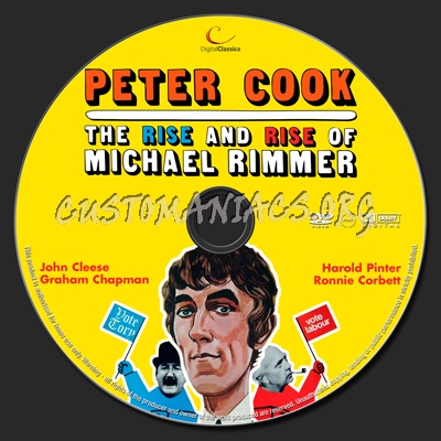 The Rise and Rise of Michael Rimmer dvd label