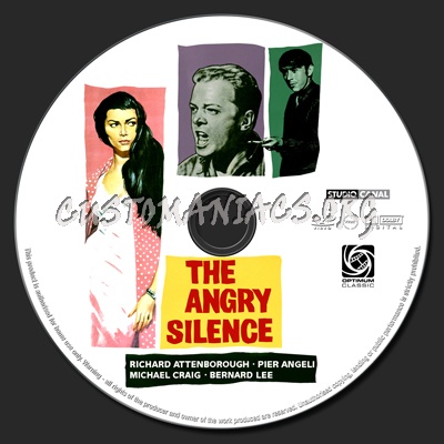 The Angry Silence dvd label