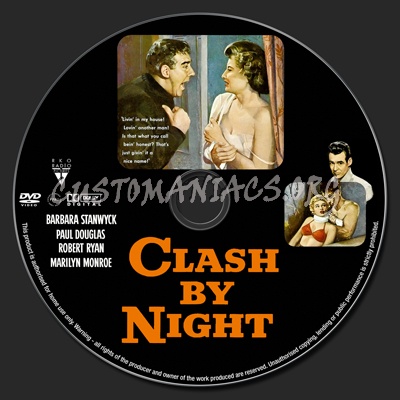 Clash by Night dvd label
