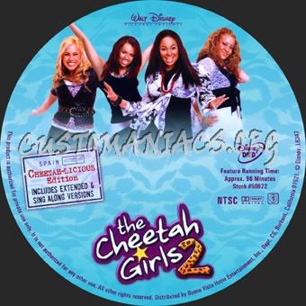 Cheetah Girls 2 dvd label