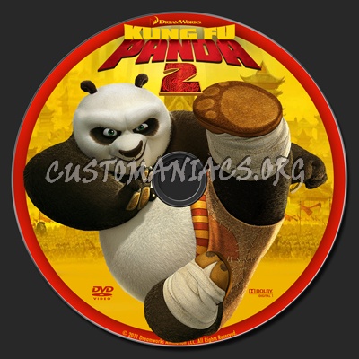 Kung Fu Panda 2 dvd label