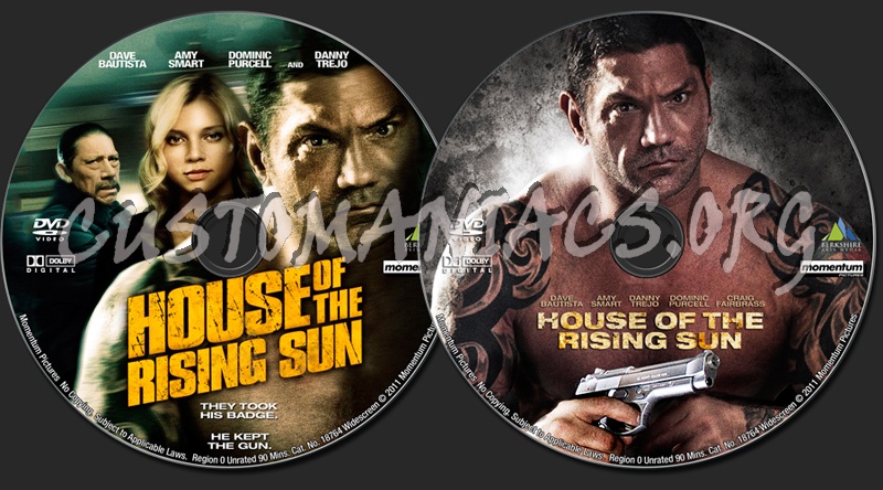 House of the Rising Sun dvd label