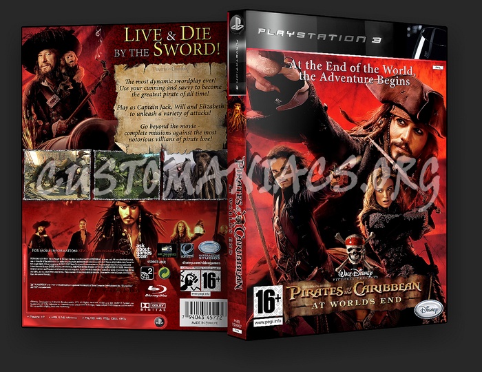 Pirates of the Caribbean:At World's End dvd cover