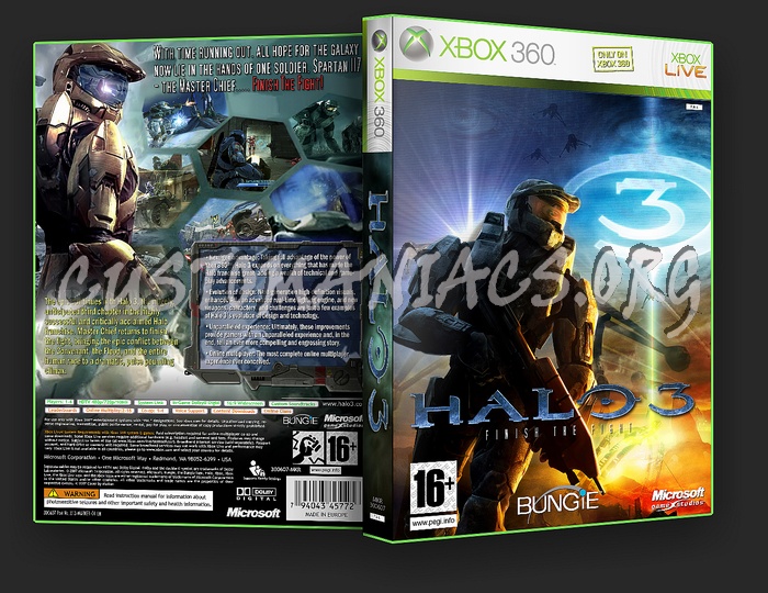 Halo 3 dvd cover - DVD Covers & Labels by Customaniacs, id: 26219 free ...