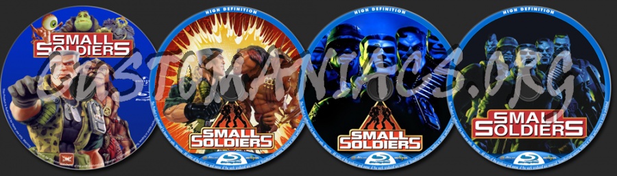 Small Soldiers blu-ray label