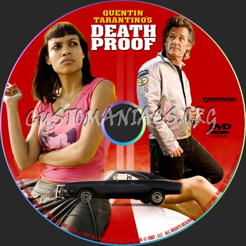 Death Proof dvd label