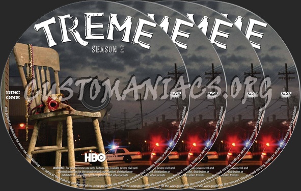 Treme Season 2 dvd label