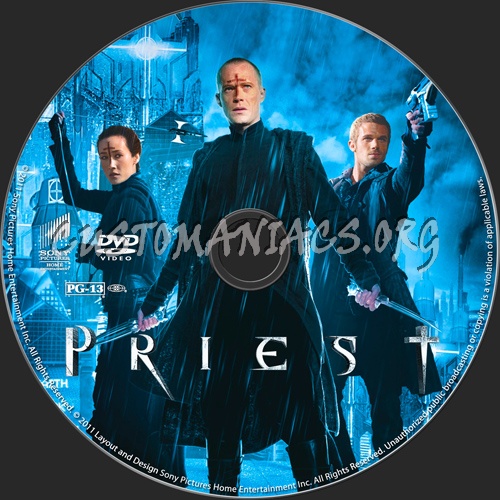 Priest dvd label