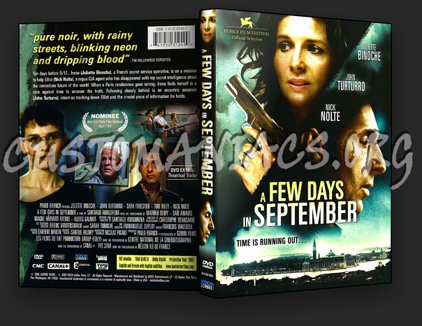 A Few Days In September dvd cover