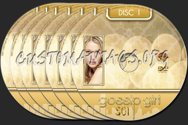 Gossip Girl Season 1 dvd label