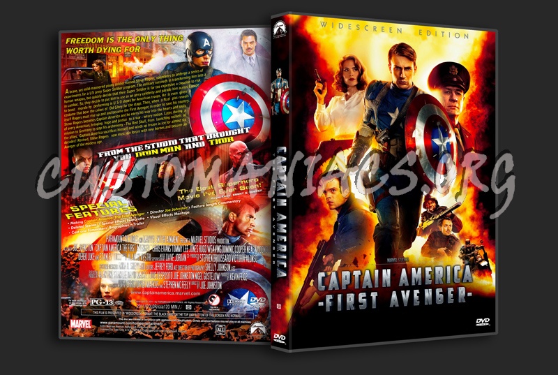 Captain America: The First Avenger dvd cover