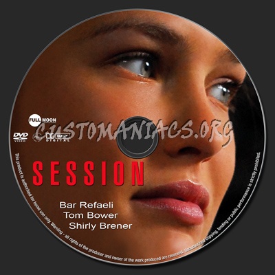 Session dvd label