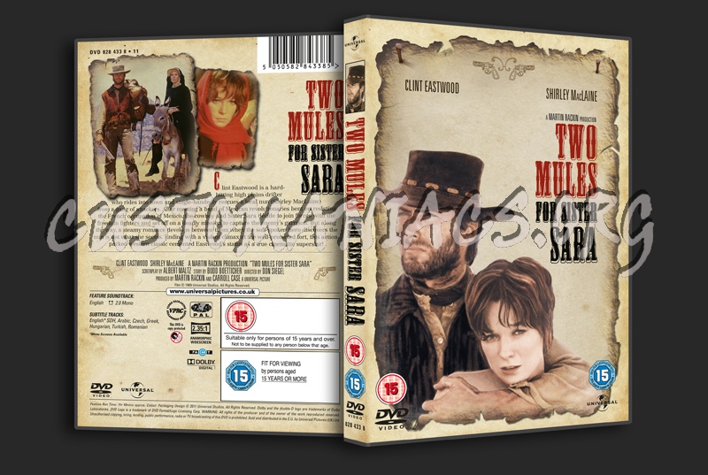 Two Mules For Sister Sara dvd cover