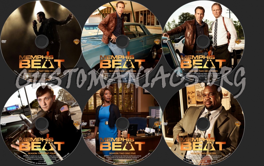 Memphis Beat Season 2 dvd label