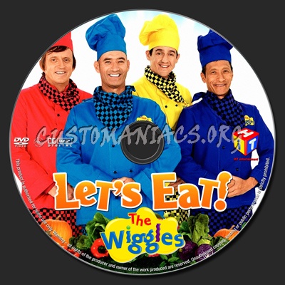 The Wiggles - Let's Eat dvd label