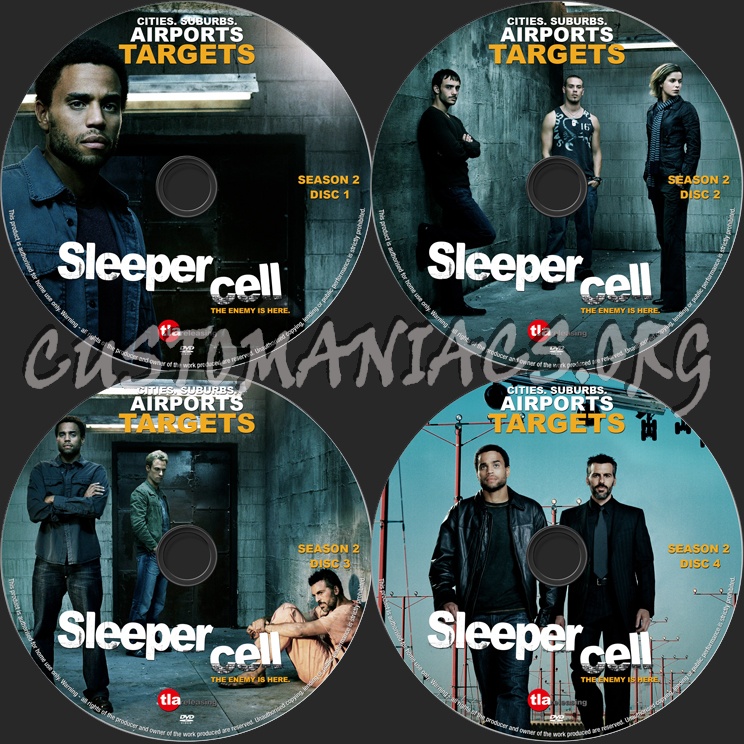 Sleeper Cell Season 2 dvd label
