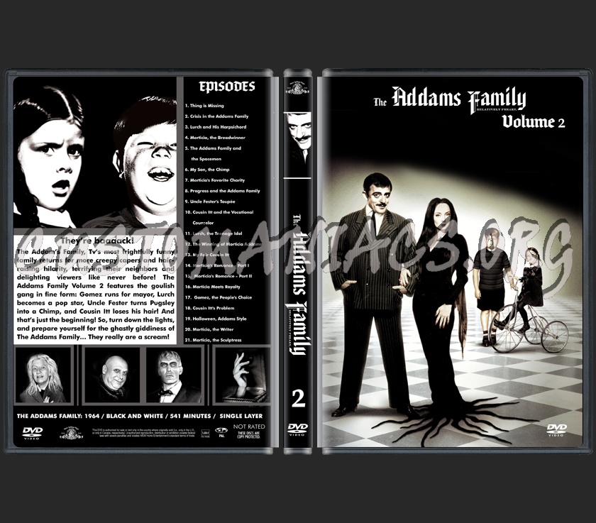 The Addams Family Volume 2 dvd cover