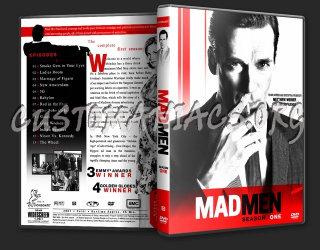Mad Men Season 1 dvd cover