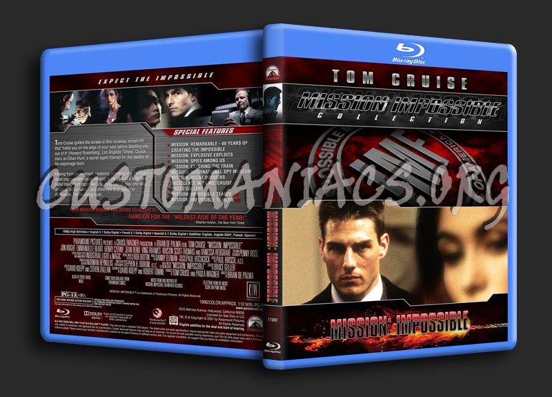 Mission Impossible Collection - Mission: Impossible blu-ray cover