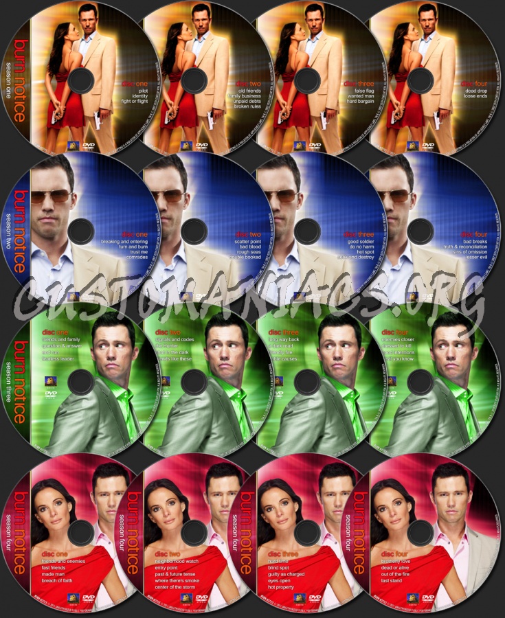 Burn Notice - TV Collection dvd label