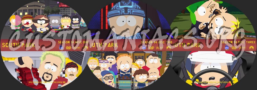 South Park - Season 14 dvd label