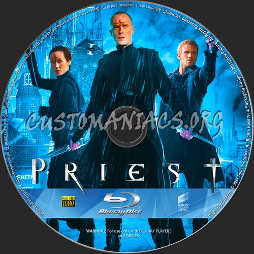 Priest blu-ray label