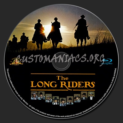 The Long Riders blu-ray label