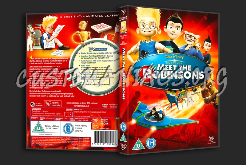 Meet The Robinsons dvd cover