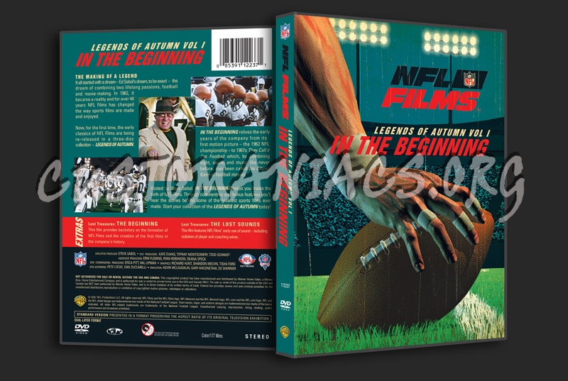 NFL Films Legends of Autumn Volume 1 dvd cover