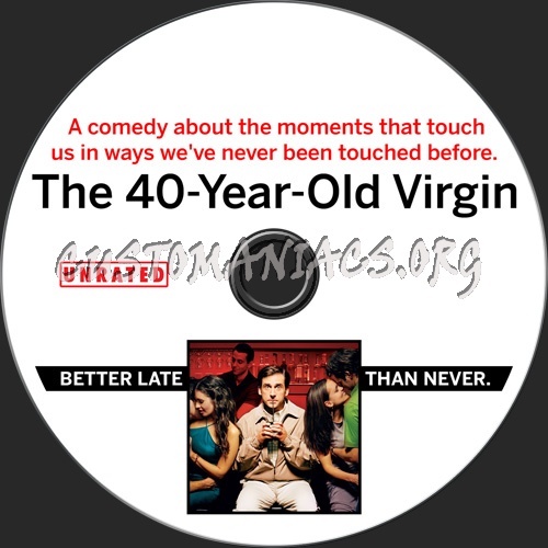 The 40 Year Old Virgin - Unrated dvd label