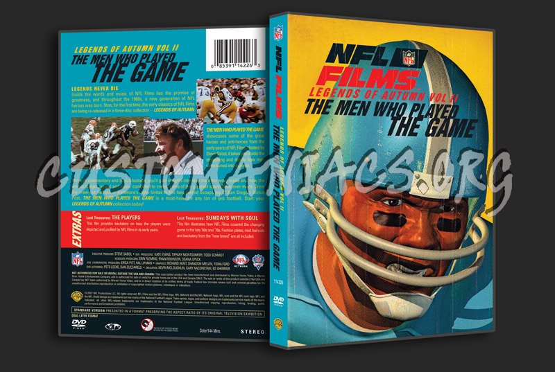 NFL Films Legends of Autumn Volume 2 dvd cover