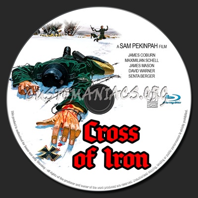 Cross of Iron blu-ray label