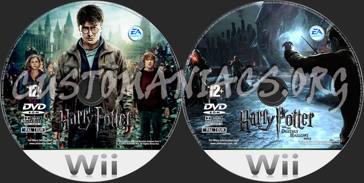 Harry Potter and the Deathly Hallows Part 2 dvd label