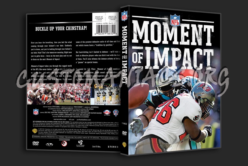 NFL Moment of Impact dvd cover