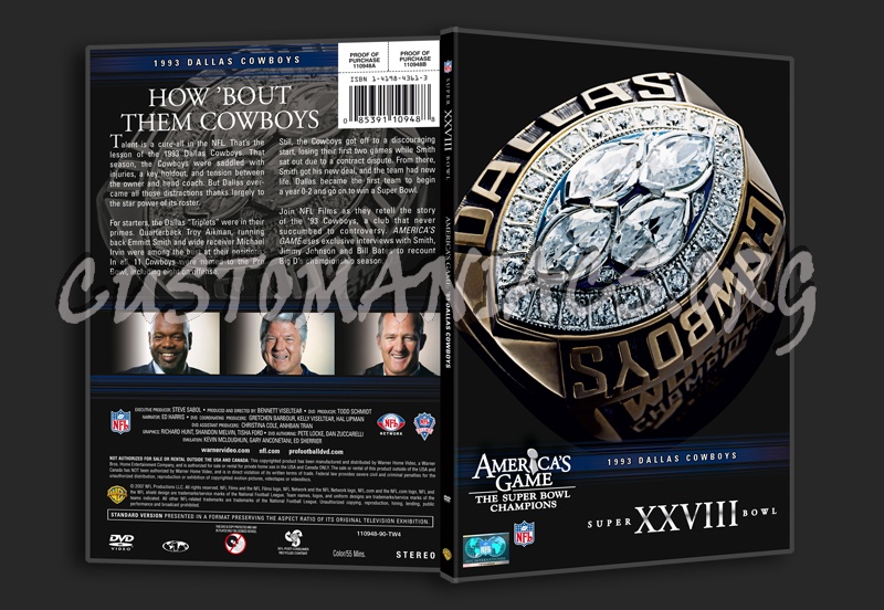 NFL Super bowl 28 1999 Dallas Cowboys 