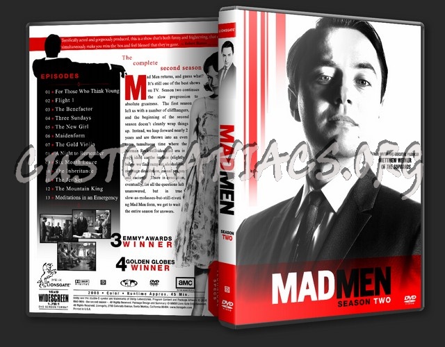 Mad Men Season 2 dvd cover