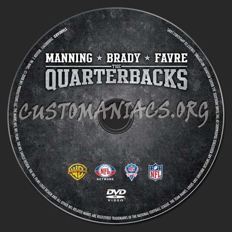 NFL The Quarterbacks dvd label