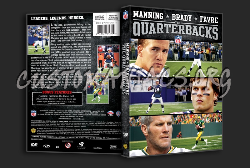 NFL The Quarterbacks dvd cover