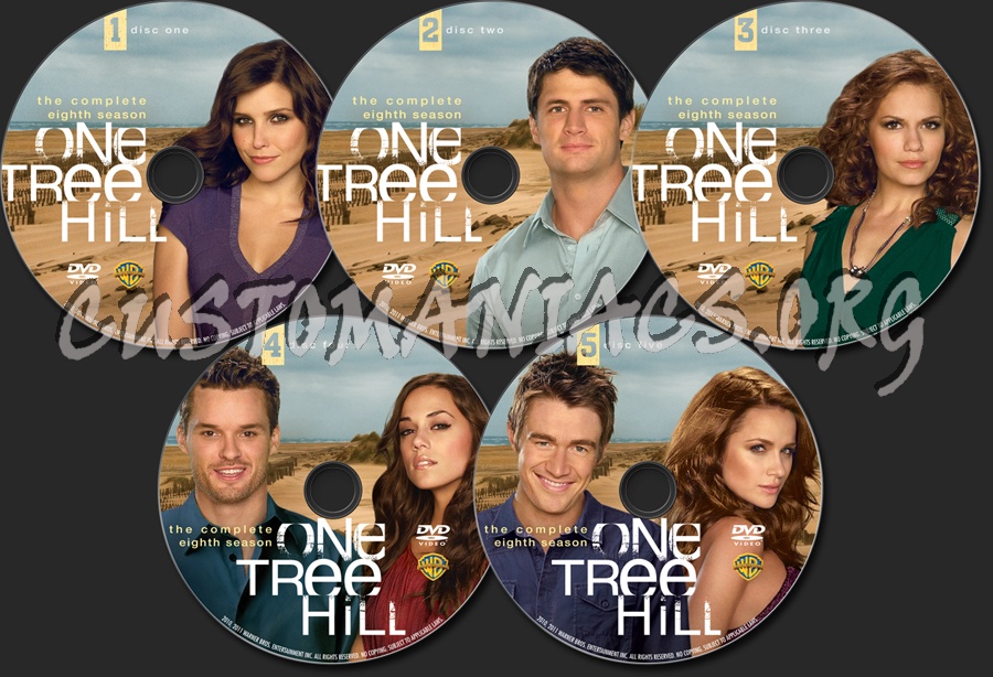 One Tree Hill Season 8 dvd label