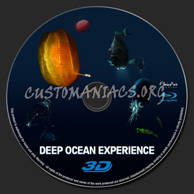 Deep Ocean Experience 3D blu-ray label