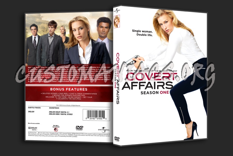 Covert Affairs - Season 1 dvd cover